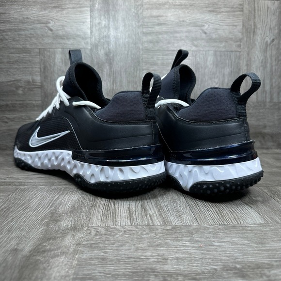 Nike Huarache 9 Elite TF LAX Mens 15 Black White Turf Lacrosse NEW FN0310-002 main image 4